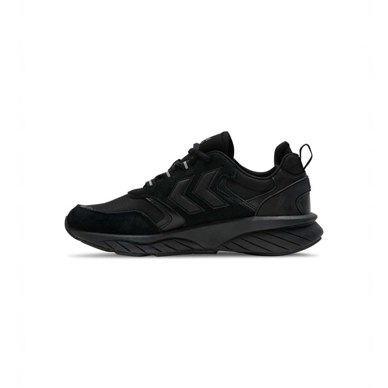 Hummel Marathona Reach Lx Tonal Rib Sneakers Herren Schwarz | 077324-181