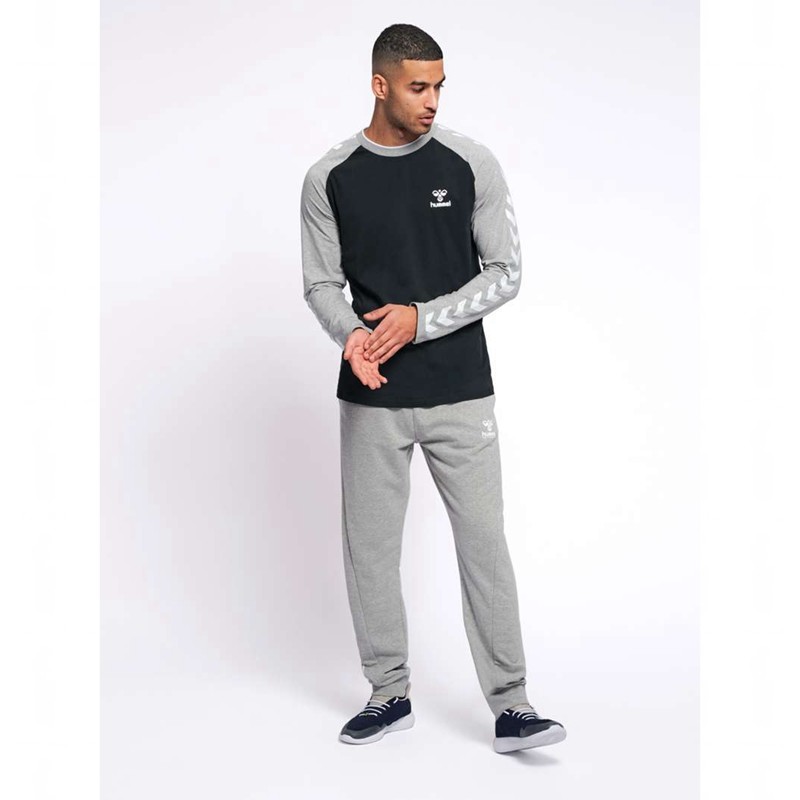 Hummel Mark L/S T-shirts Herren Schwarz | 732521-281