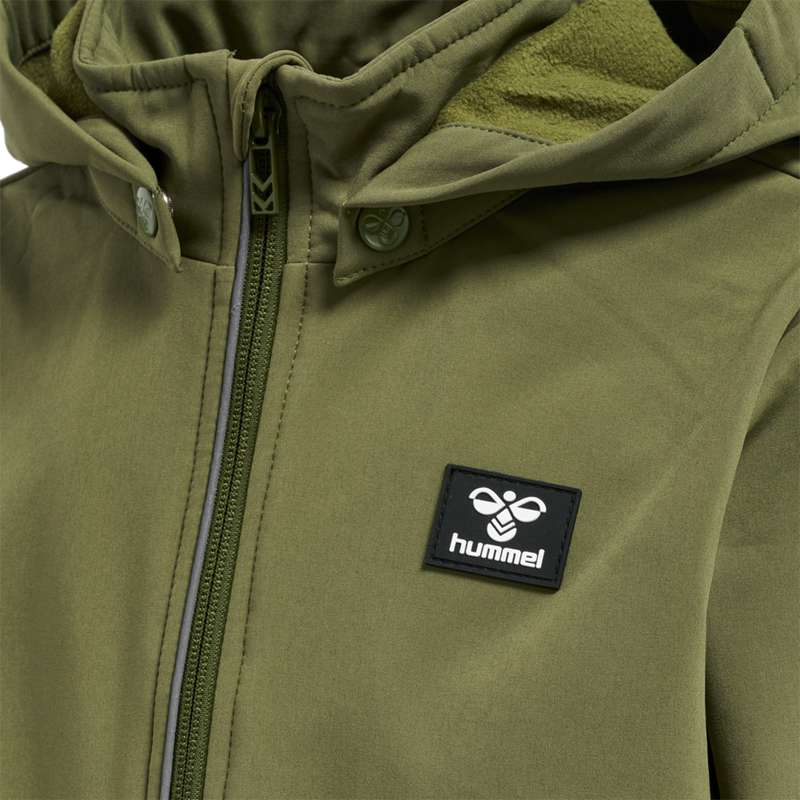 Hummel Mars Softshell Jacken Kinder Olivgrün | 782332-991