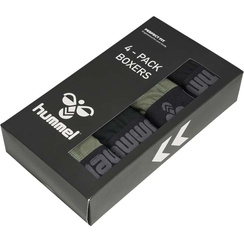 Hummel Marston 4-pack Boxer Herren Schwarz | 067709-870