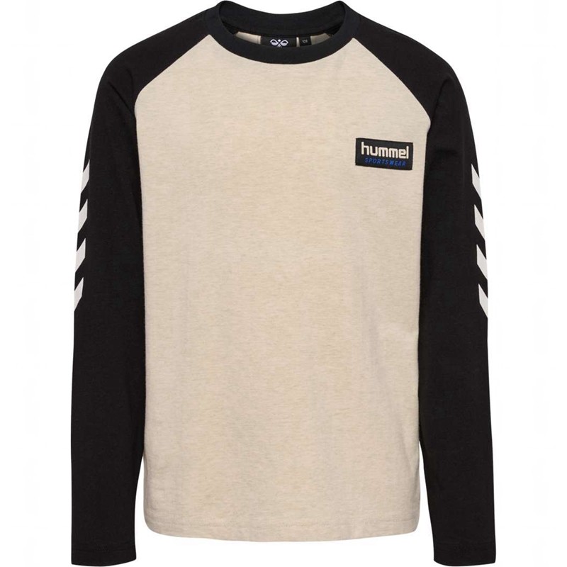 Hummel Melvin L/S T-shirts Kinder Schwarz | 182097-168
