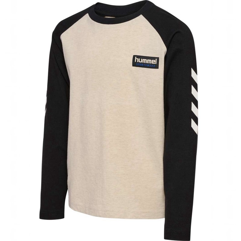 Hummel Melvin L/S T-shirts Kinder Schwarz | 182097-168