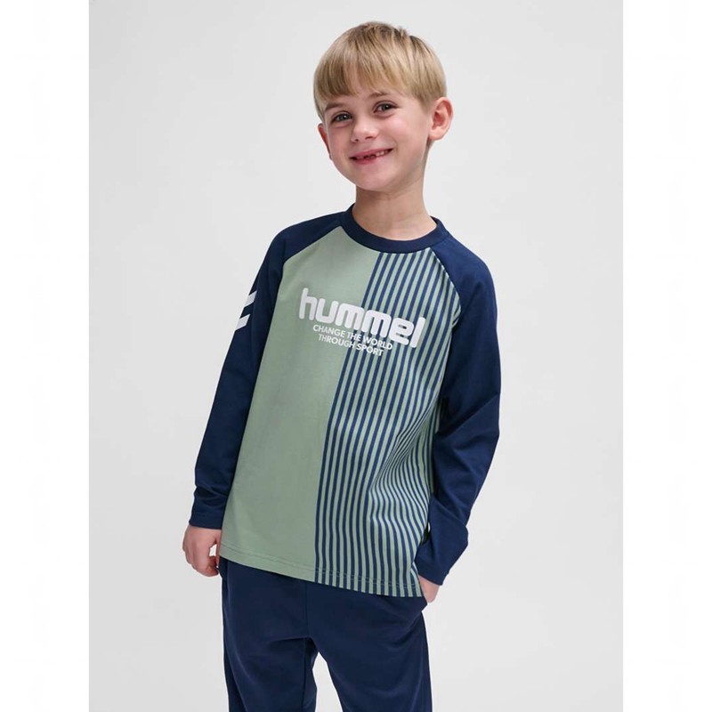 Hummel Mexi L/S Sportschuhe Kinder Grün | 152977-119