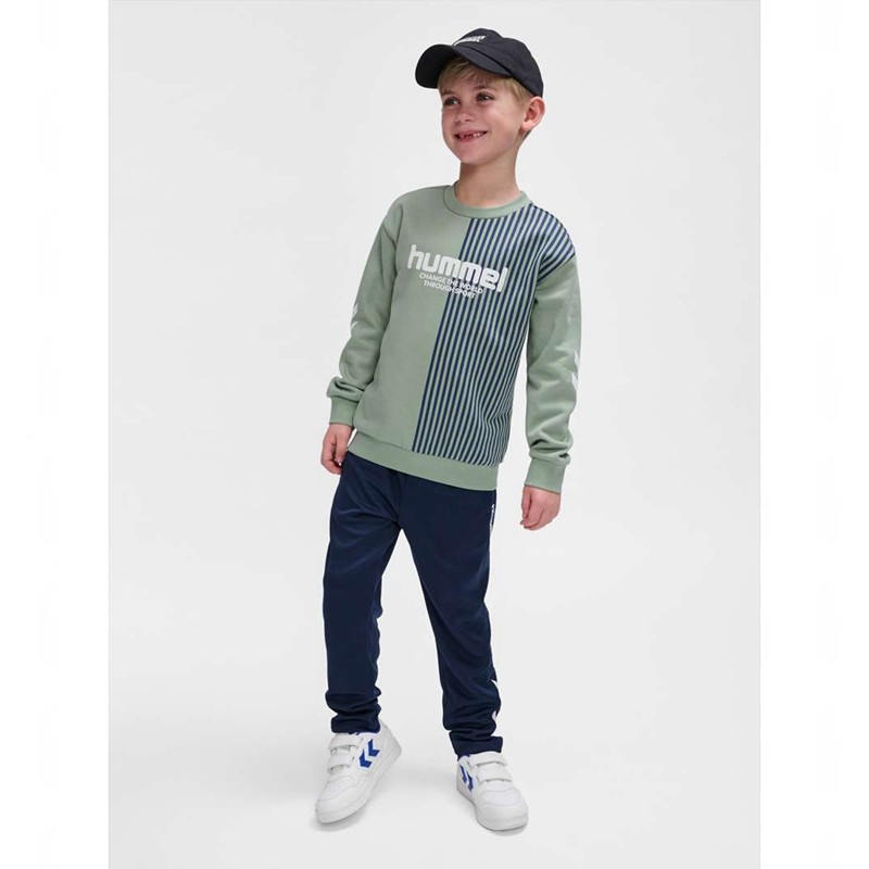 Hummel Mexi Sweatshirt Sweatshirts Kinder Grün | 762280-496