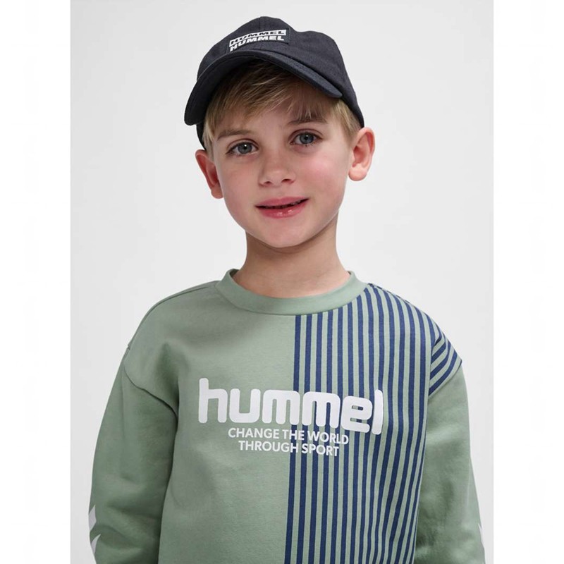 Hummel Mexi Sweatshirt Sweatshirts Kinder Grün | 762280-496