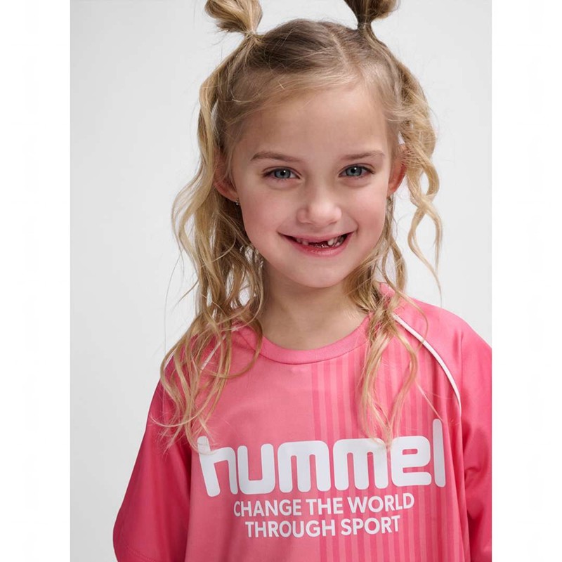 Hummel Mexine S/S T-shirts Kinder Rosa | 908441-051