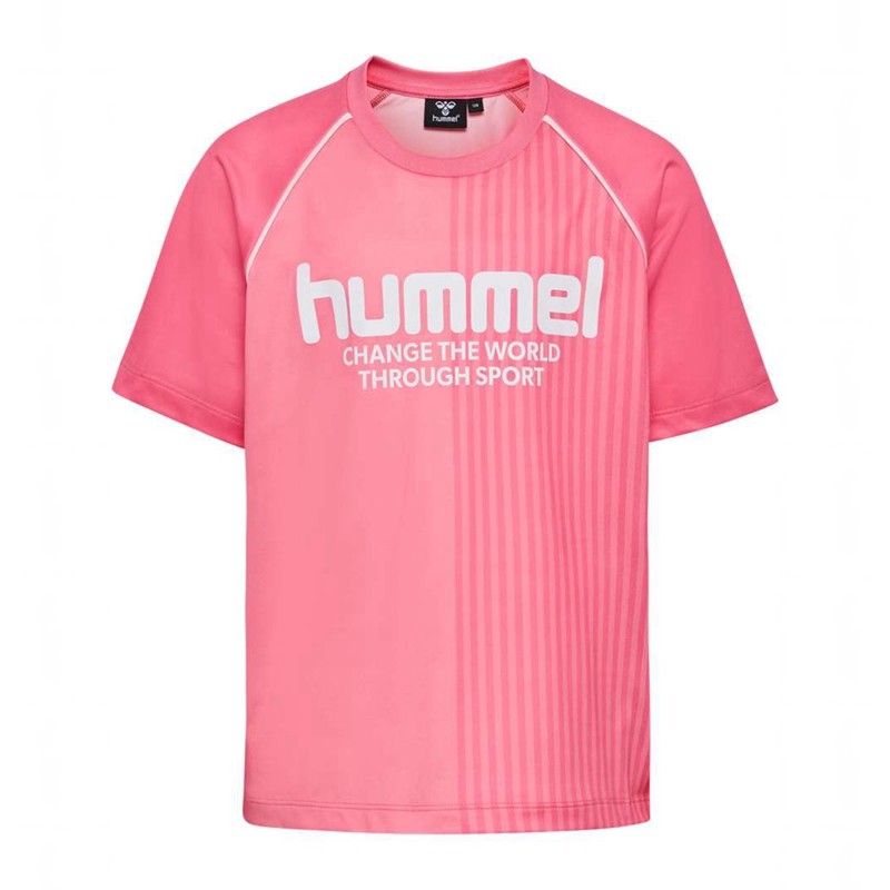 Hummel Mexine S/S T-shirts Kinder Rosa | 908441-051