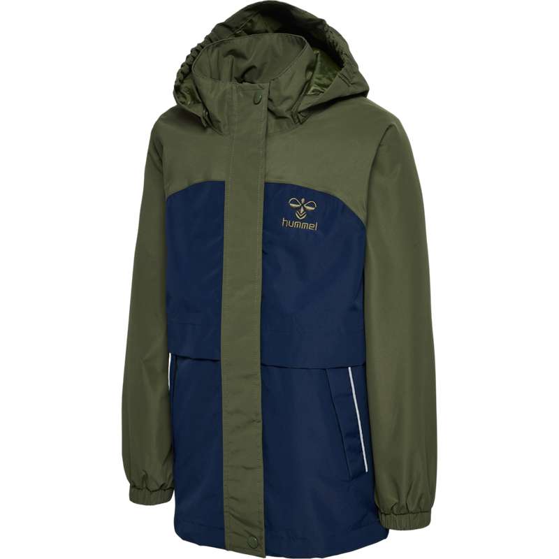 Hummel Monsun Tex Shell Jacken Kinder Olivgrün | 694850-025
