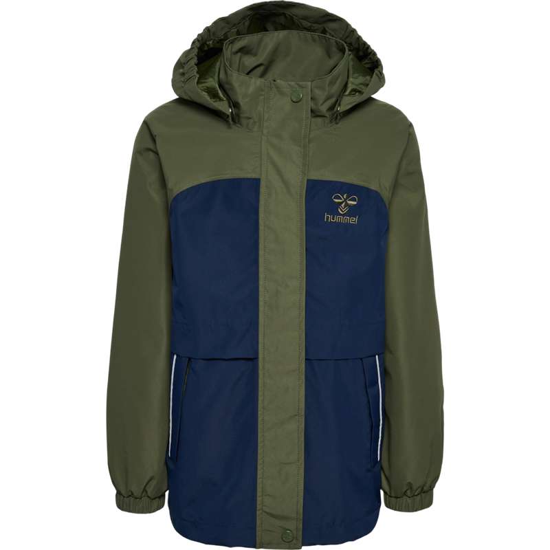 Hummel Monsun Tex Shell Jacken Kinder Olivgrün | 694850-025