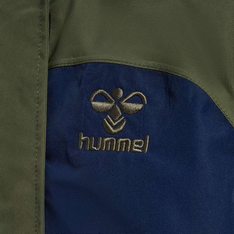 Hummel Monsun Tex Shell Jacken Kinder Olivgrün | 694850-025