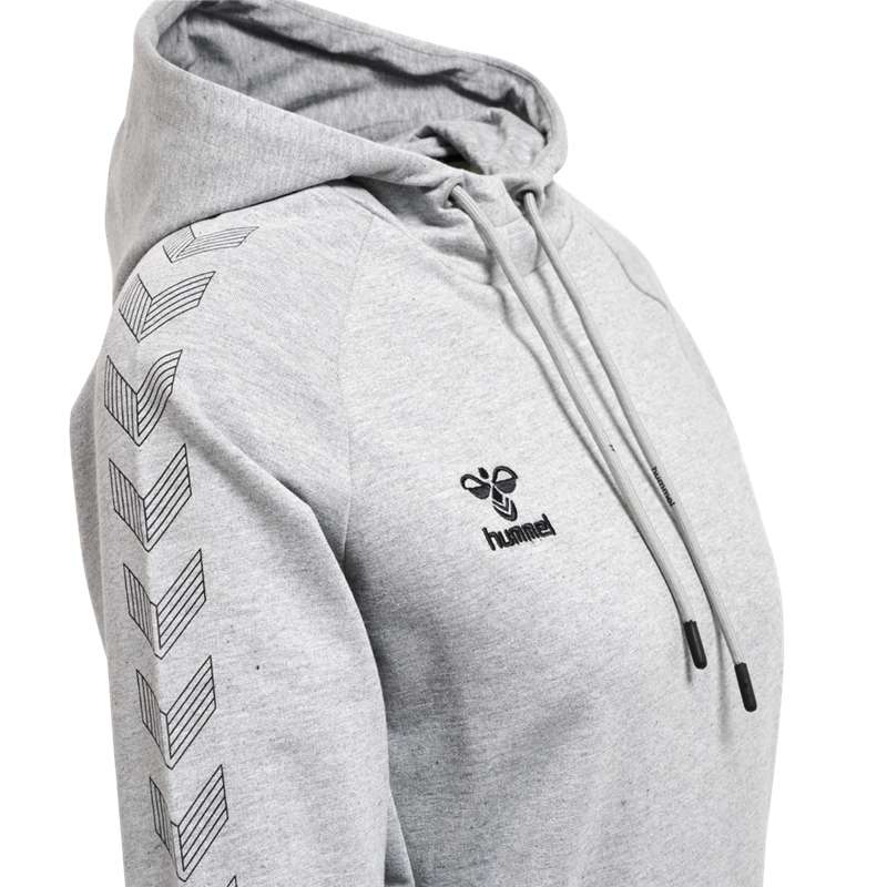 Hummel Move Grid Cotton Hoodie Damen Grau | 302435-348
