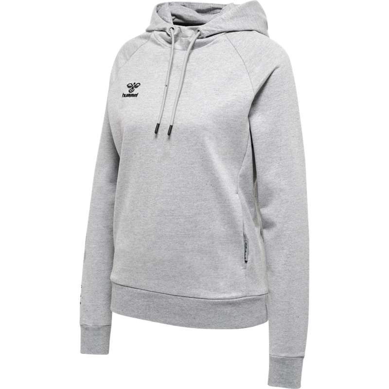 Hummel Move Grid Cotton Hoodie Damen Grau | 302435-348