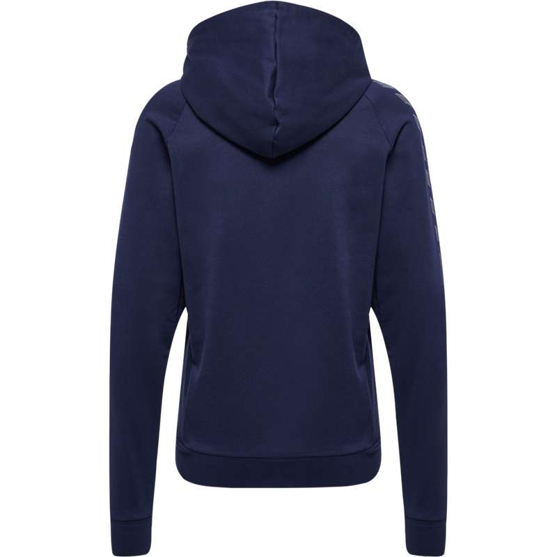 Hummel Move Grid Cotton Hoodie Damen Navy | 439440-836