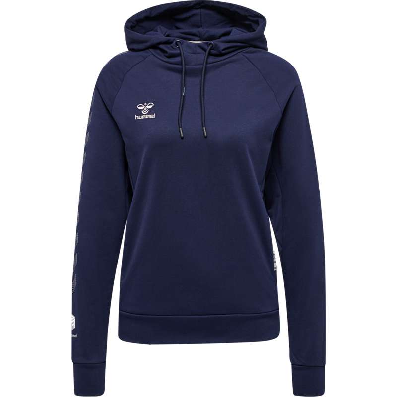 Hummel Move Grid Cotton Hoodie Damen Navy | 439440-836