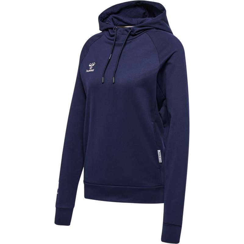 Hummel Move Grid Cotton Hoodie Damen Navy | 439440-836