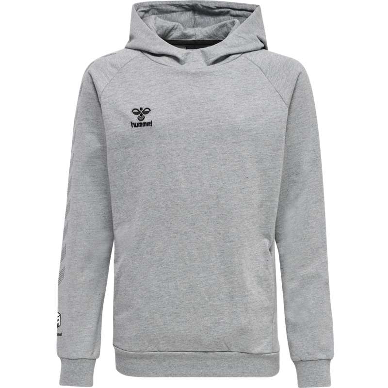 Hummel Move Grid Cotton Hoodie Kinder Grau | 252380-862