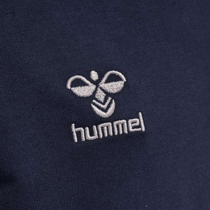 Hummel Move Grid Cotton Hoodie Kinder Navy | 045729-163