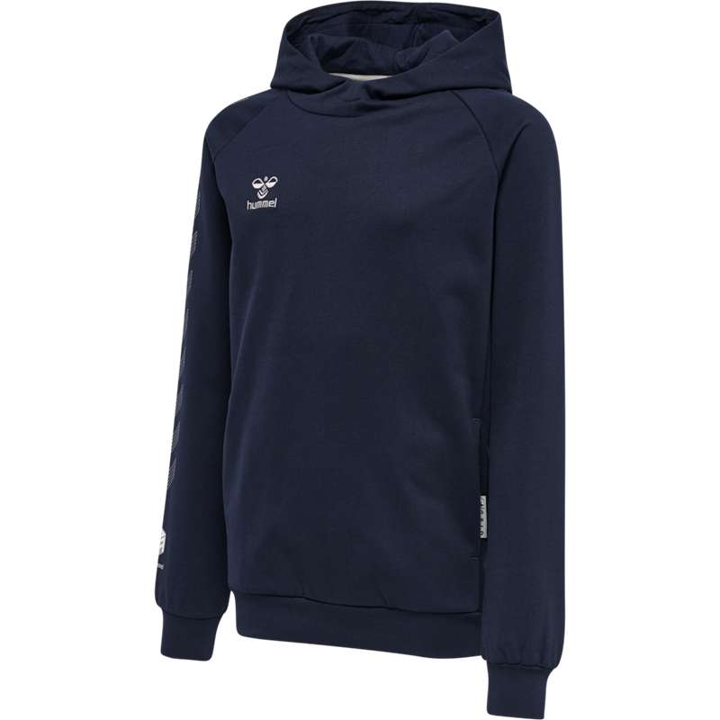 Hummel Move Grid Cotton Hoodie Kinder Navy | 045729-163