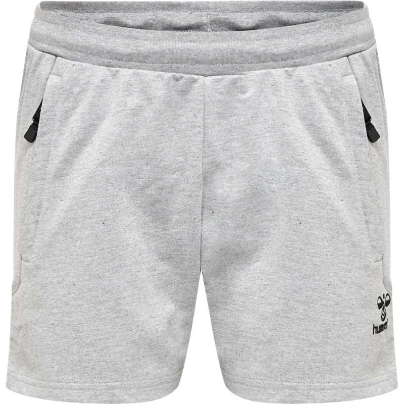 Hummel Move Grid Cotton Kurze Hose Damen Grau | 709029-378