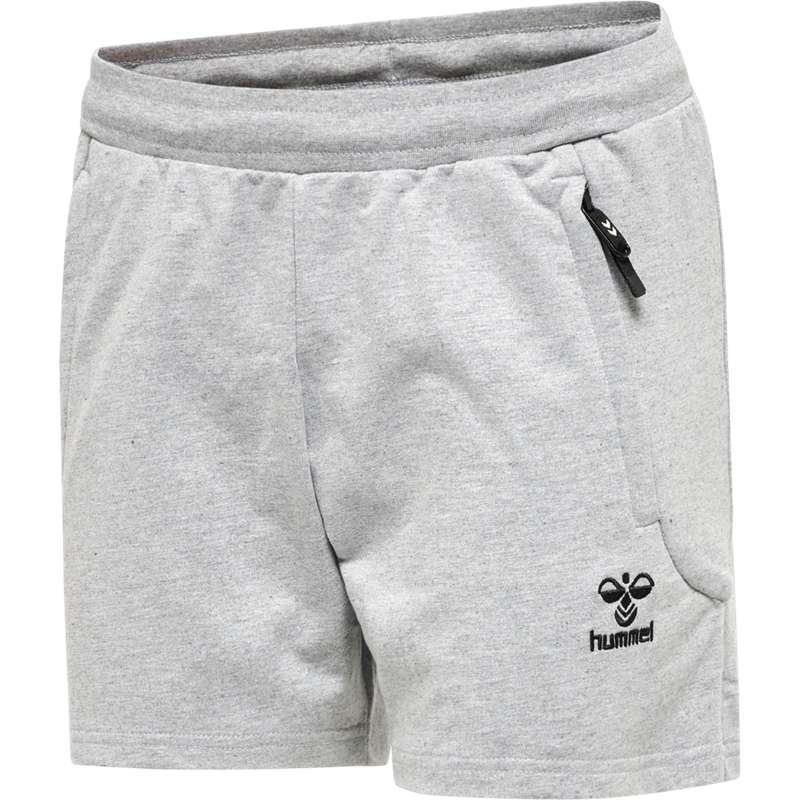 Hummel Move Grid Cotton Kurze Hose Damen Grau | 709029-378
