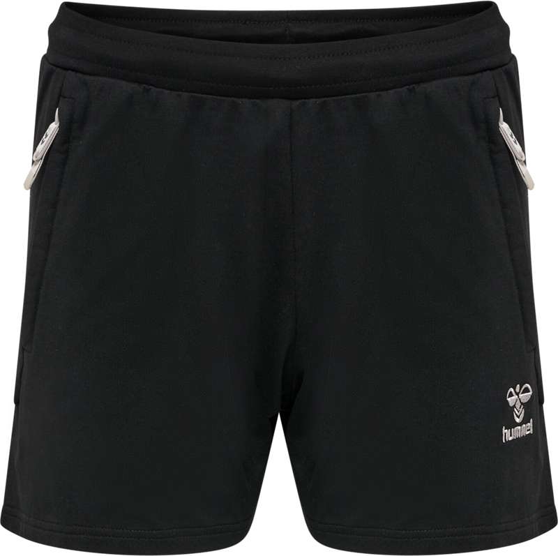 Hummel Move Grid Cotton Kurze Hose Damen Schwarz | 987944-949