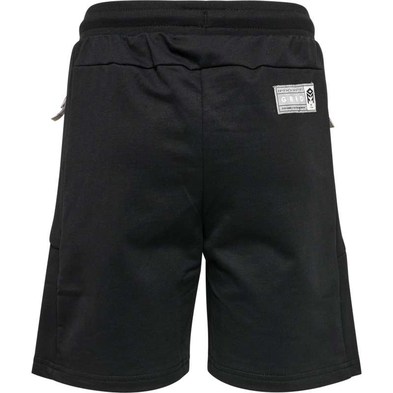 Hummel Move Grid Cotton Kurze Hose Kinder Schwarz | 193712-558