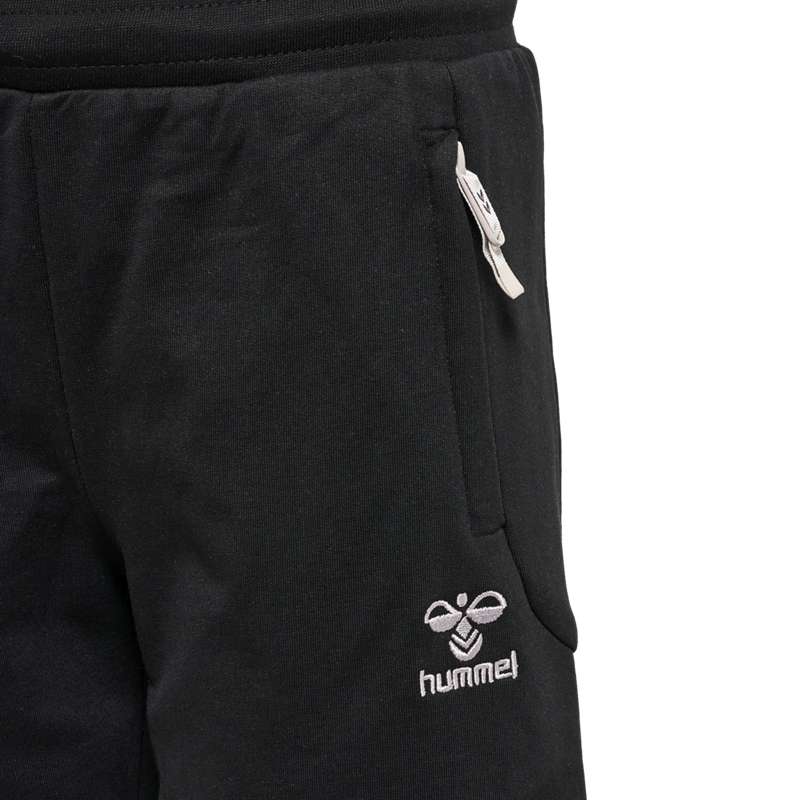 Hummel Move Grid Cotton Kurze Hose Kinder Schwarz | 193712-558