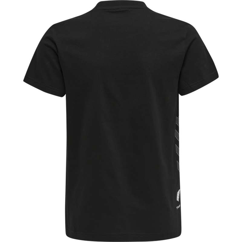 Hummel Move Grid Cotton S/S Kid T-shirts Kinder Schwarz | 243856-788