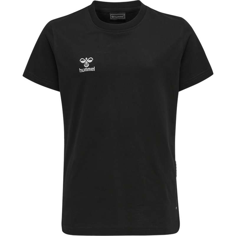 Hummel Move Grid Cotton S/S Kid T-shirts Kinder Schwarz | 243856-788