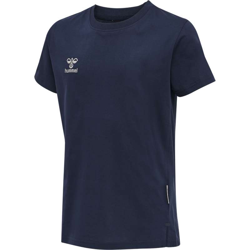 Hummel Move Grid Cotton S/S Kid T-shirts Kinder Navy | 027174-819