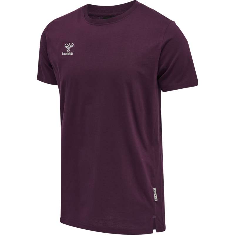 Hummel Move Grid Cotton S/S T-shirts Herren Bordeaux | 122797-299