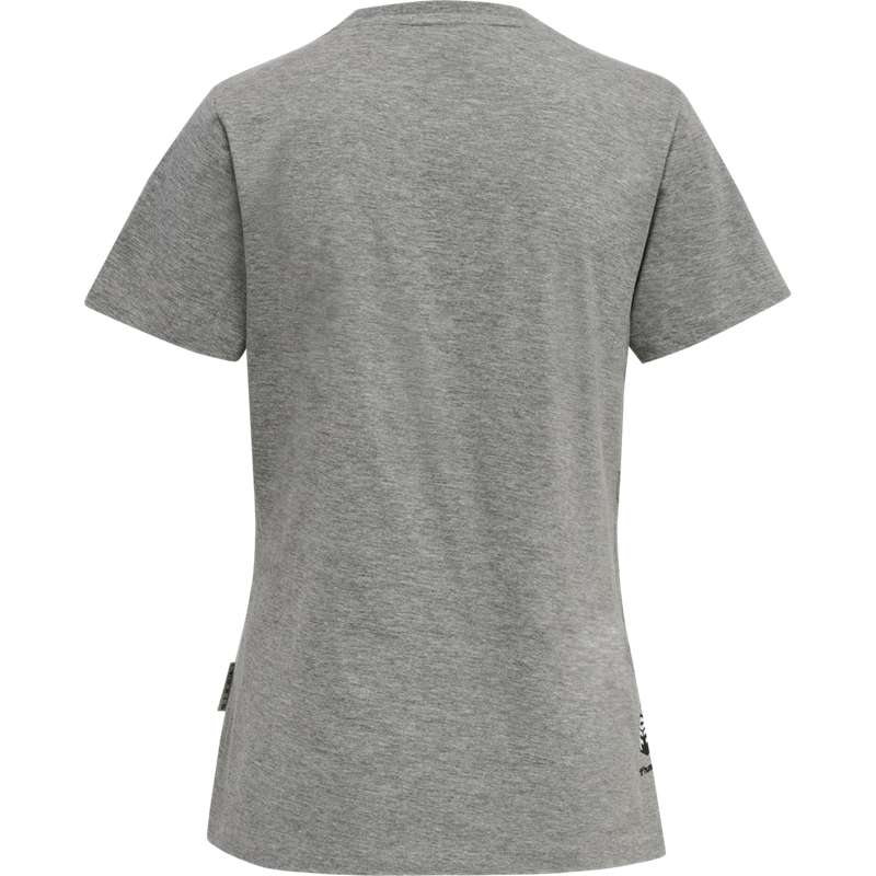 Hummel Move Grid Cotton S/S Wom Hose Damen Grau | 450587-730