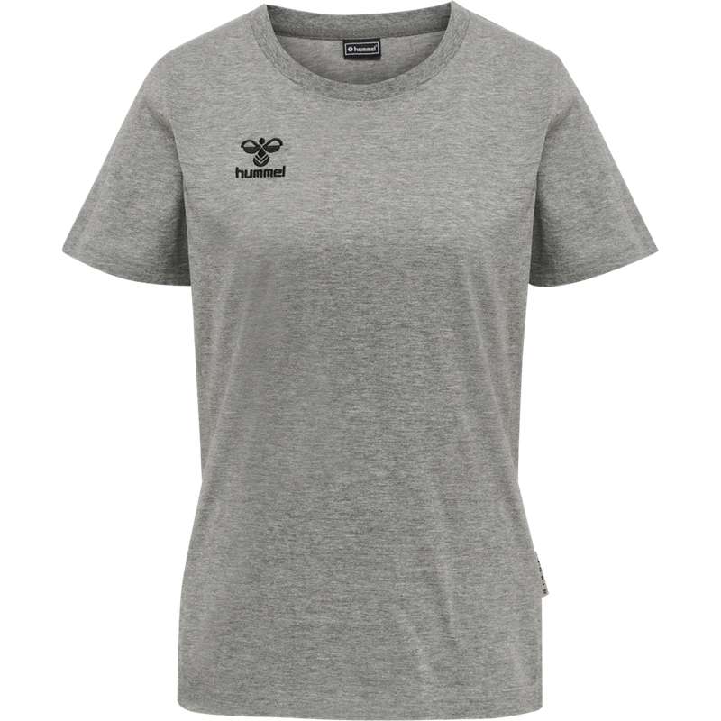 Hummel Move Grid Cotton S/S Wom Hose Damen Grau | 450587-730