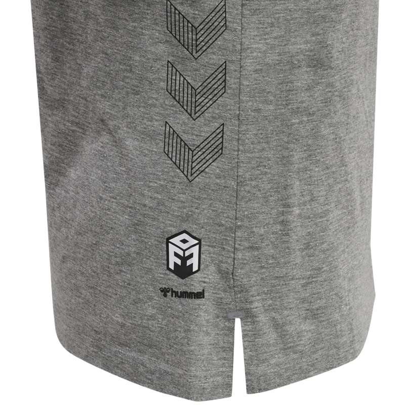 Hummel Move Grid Cotton S/S Wom Hose Damen Grau | 450587-730