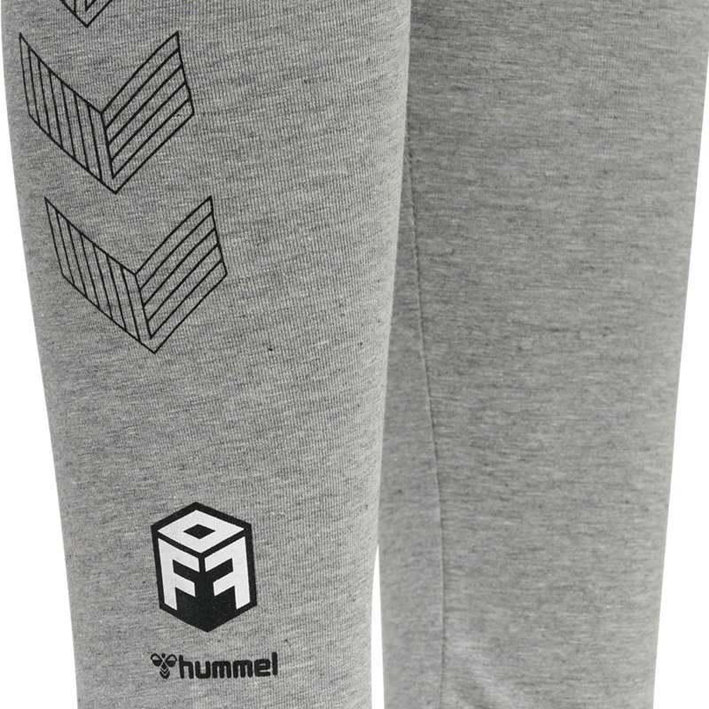 Hummel Move Grid Cotton Strumpfhose Kinder Grau | 812720-630
