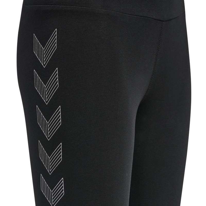 Hummel Move Grid Cotton Strumpfhose Kinder Schwarz | 460771-283