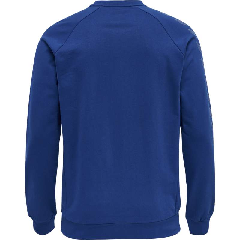 Hummel Move Grid Cotton Sweatshirt Herren Blau | 705759-988