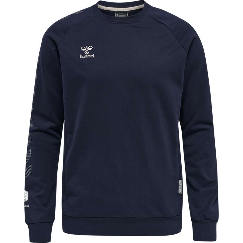 Hummel Move Grid Cotton Sweatshirt Herren Navy | 190462-842