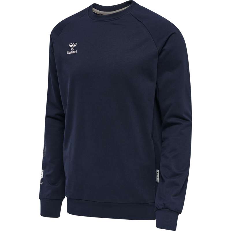 Hummel Move Grid Cotton Sweatshirt Herren Navy | 190462-842