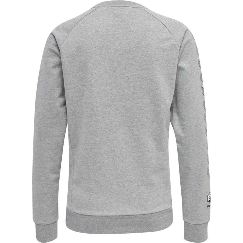 Hummel Move Grid Cotton Sweatshirts Damen Grau | 840064-471
