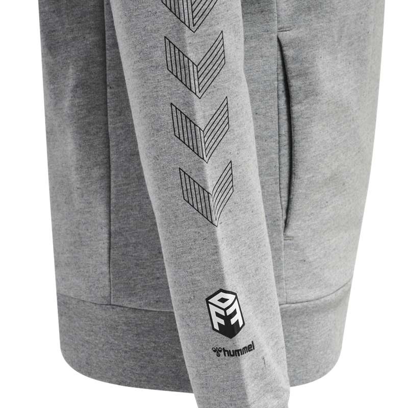 Hummel Move Grid Cotton Sweatshirts Damen Grau | 840064-471