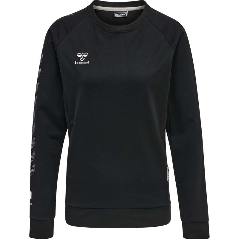 Hummel Move Grid Cotton Sweatshirts Damen Schwarz | 985935-602