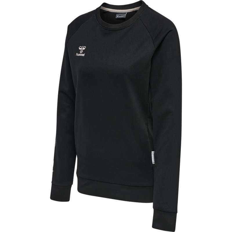 Hummel Move Grid Cotton Sweatshirts Damen Schwarz | 985935-602