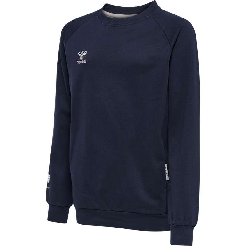 Hummel Move Grid Cotton Sweatshirts Kinder Navy | 151468-606