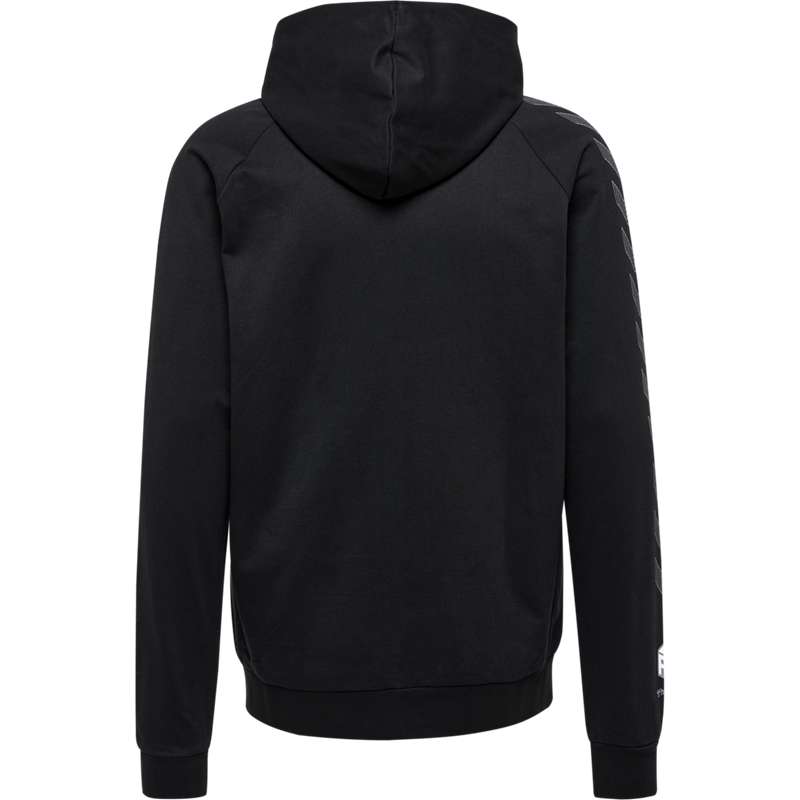 Hummel Move Grid Cotton Zip Hoodie Herren Schwarz | 122966-120