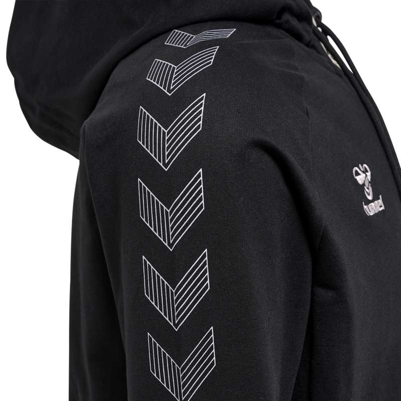 Hummel Move Grid Cotton Zip Hoodie Herren Schwarz | 122966-120