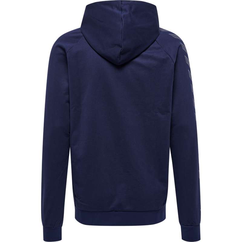 Hummel Move Grid Cotton Zip Hoodie Herren Navy | 480991-519
