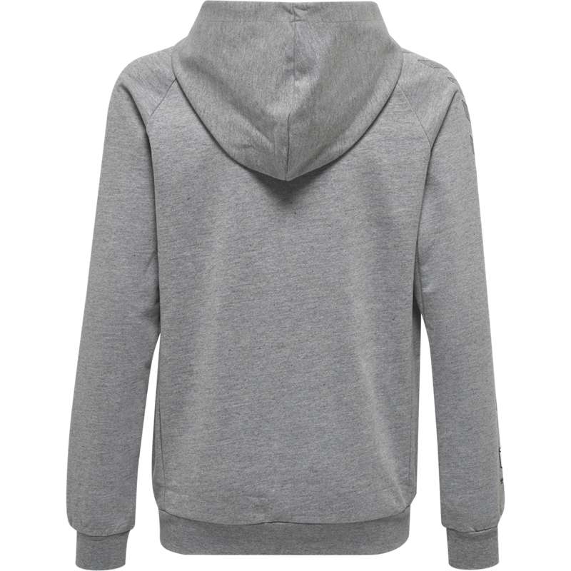 Hummel Move Grid Cotton Zip Hoodie Kinder Grau | 886841-849