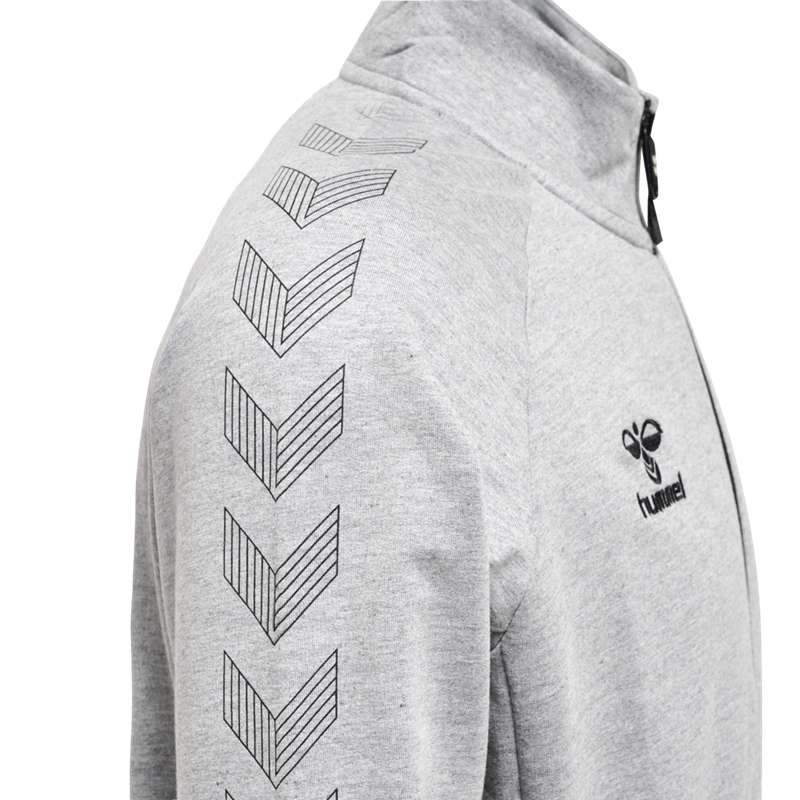 Hummel Move Grid Cotton Zip Jacken Herren Grau | 608844-158