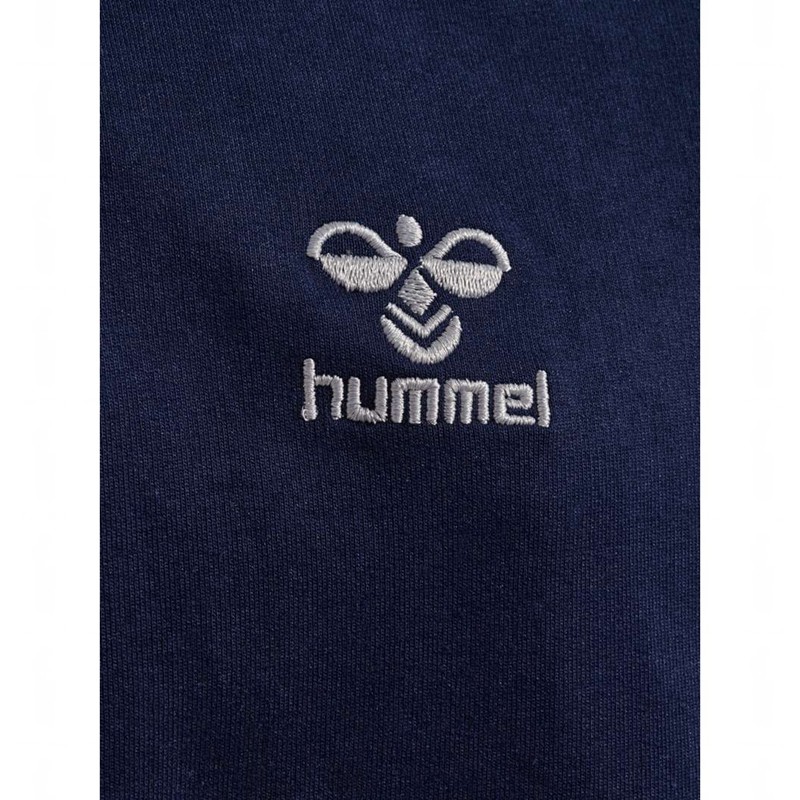 Hummel Move Grid Cotton Zip Strumpfhose Kinder Navy | 983153-427